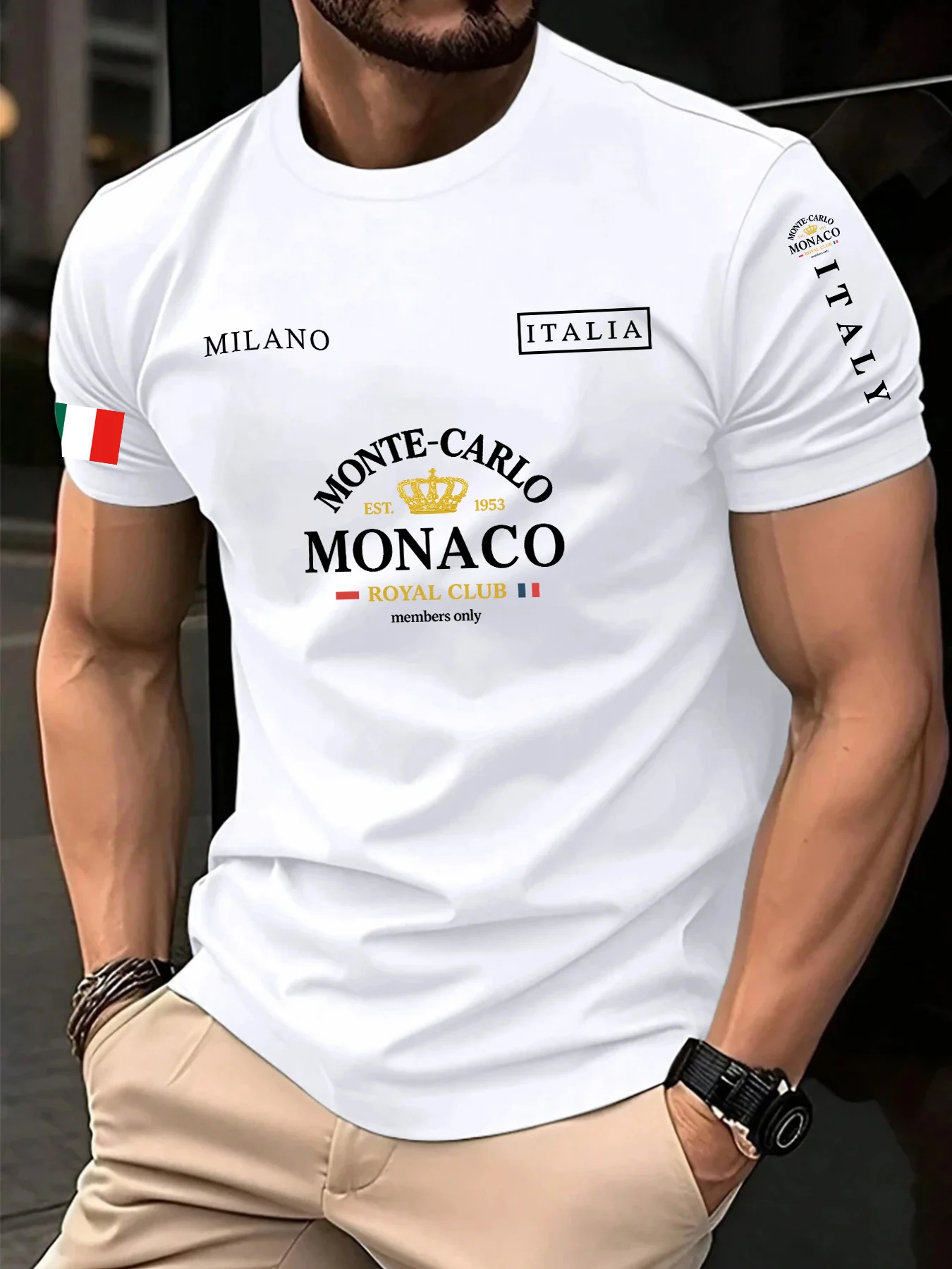 Street Fashion Monaco - T-shirt Unisex in Cotone 100% di