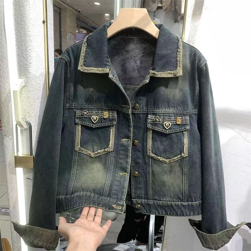 Street Fashion Hong Kong - Giacca di jeans da donna in
