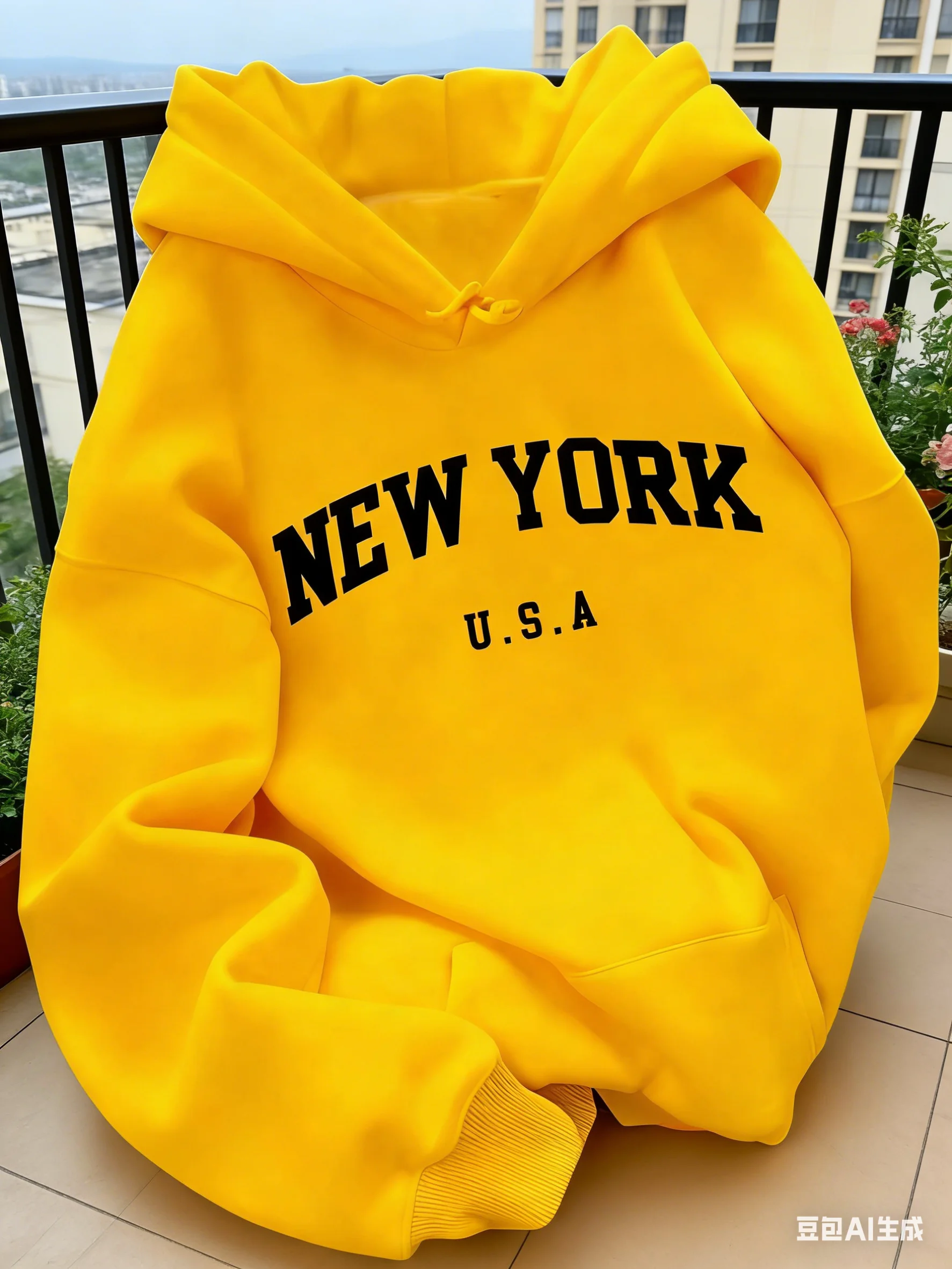 Street Fashion In New York - Felpa con cappuccio da donna Taglio