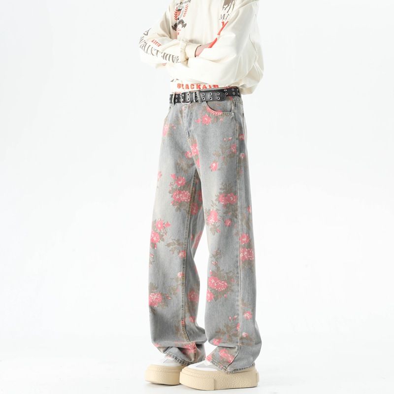 Street Fashion Vibes - Jeans Americani da Uomo Stile High