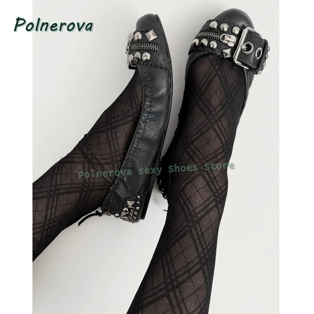 Street Fashion Women - Scarpe Mary Jane con fibbia a