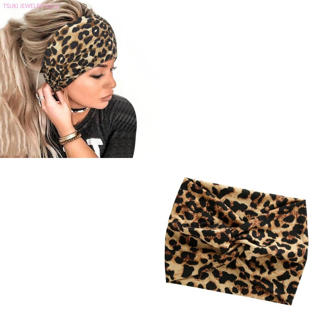 Street Fashion Reference - 62KE Sciarpa elastica con stampa leopardata