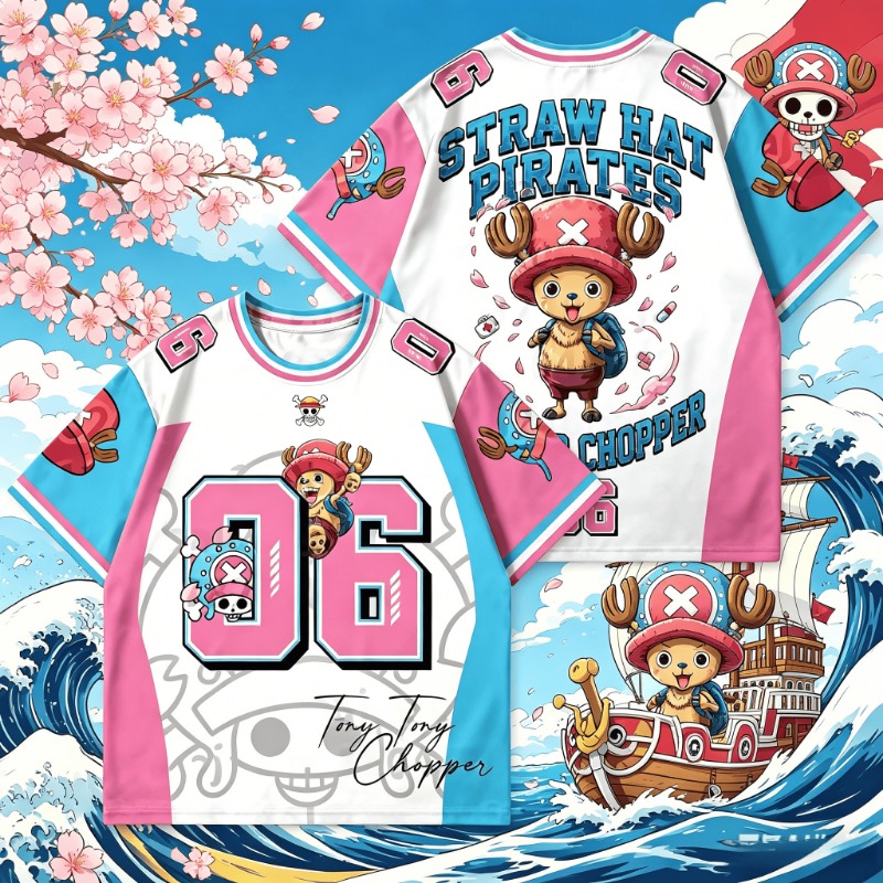 Street Fashion Hats - Nuova Maglia One Piece Tony Tony