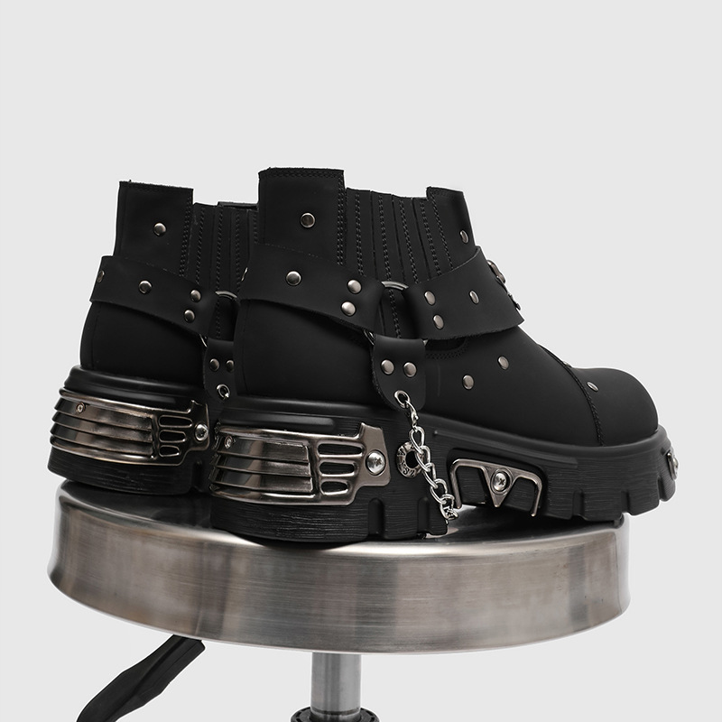 Street Fashion Designer - Stivali da Moto Rock Punk in