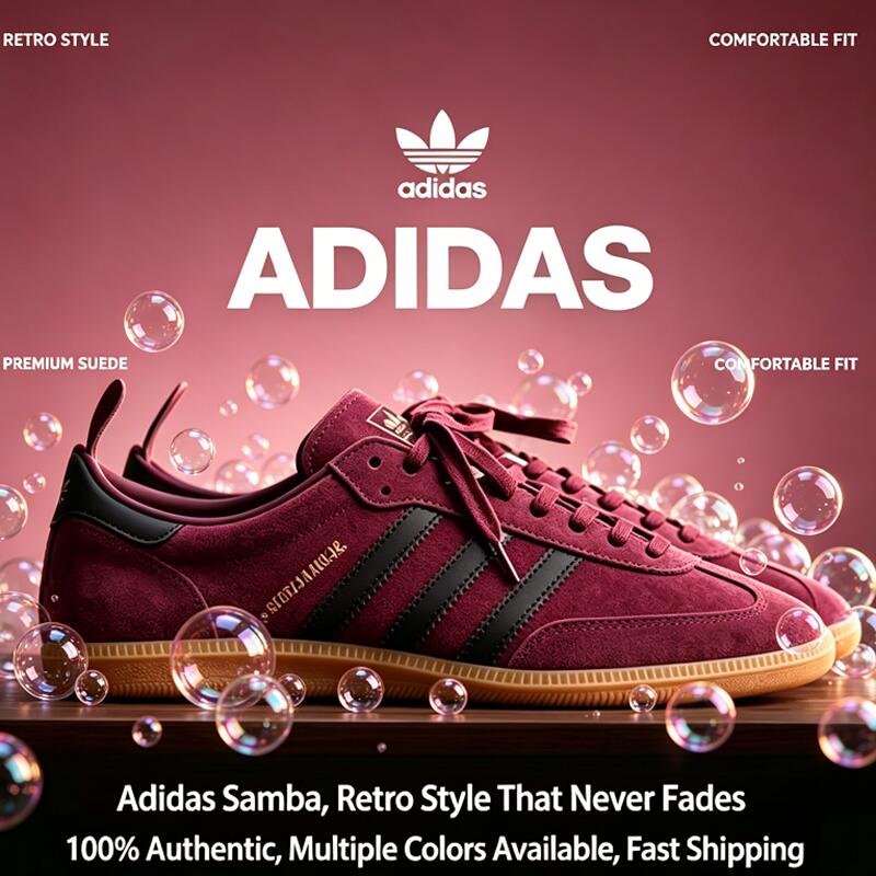 Street Fashion Hong Kong - Adidas Samba Trefoil Sneakers basse unisex,