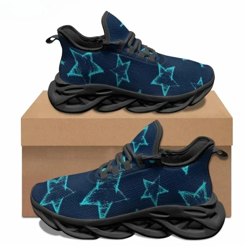 Street Fashion Designer - Scarpe Casual con Motivo a Stelle,