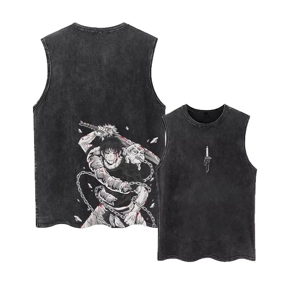 Street Fashion Hats - Canotta Estiva Jujutsu Kaisen 2026, T-Shirt