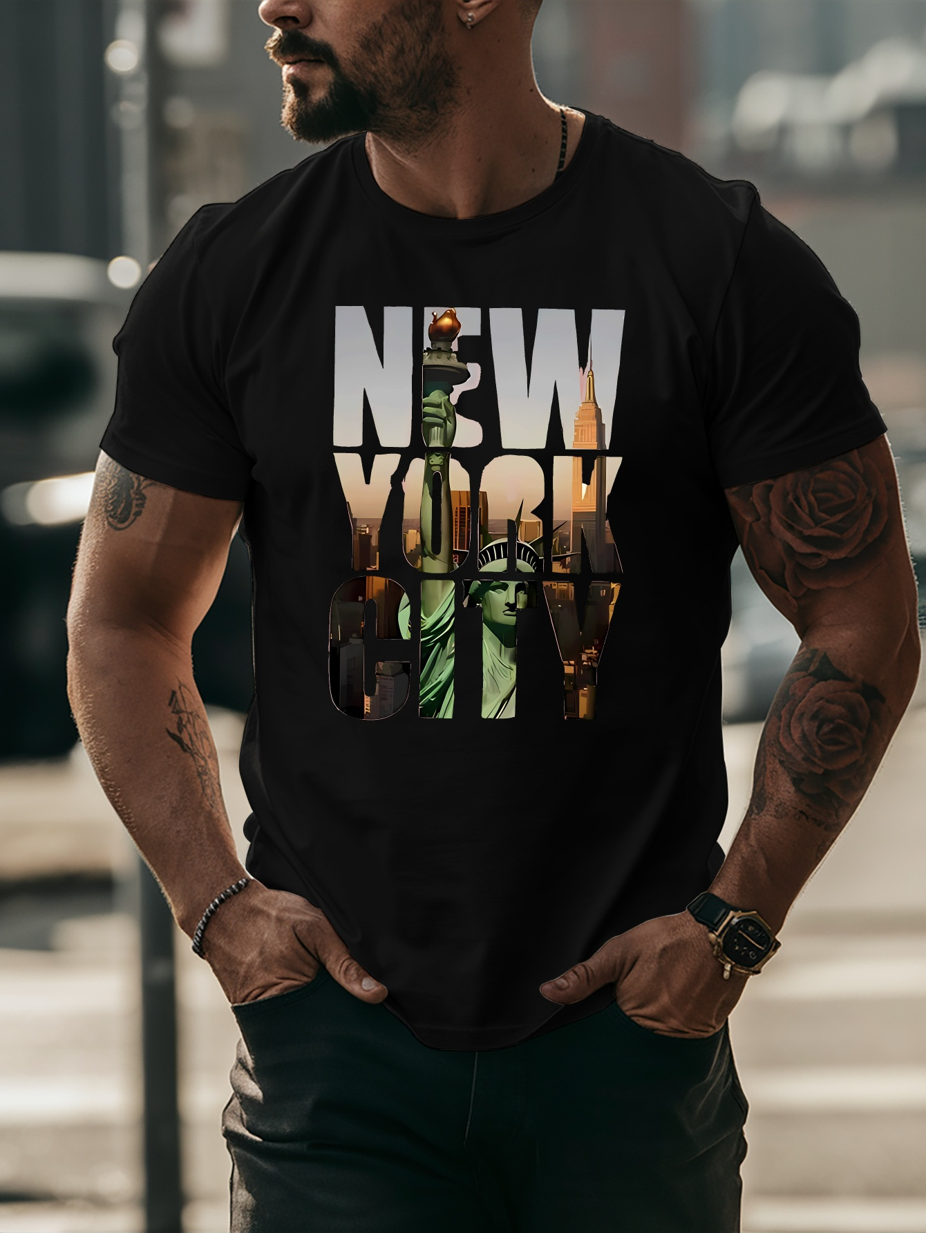T-shirt gialla da uomo con sta - Street Fashion In New York recensione e prezzo