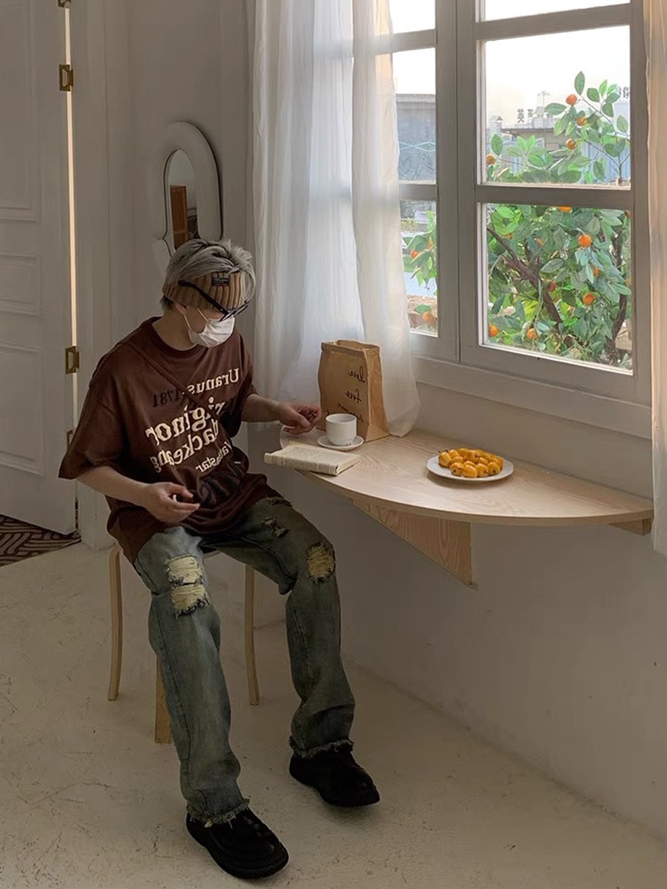 T-shirt a maniche corte in pur - Street Fashion Hong Kong recensione e prezzo