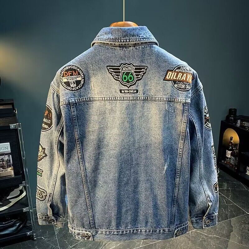 Giacca da uomo in denim con to - Street Fashion Hong Kong recensione e prezzo
