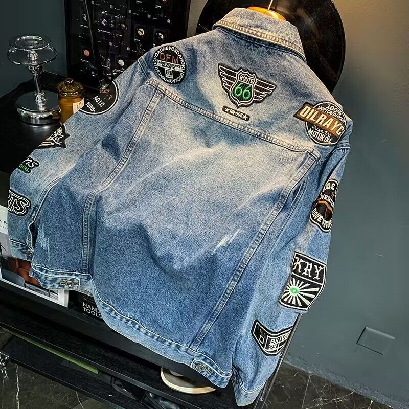 Giacca da uomo in denim con to - Street Fashion Hong Kong recensione e prezzo