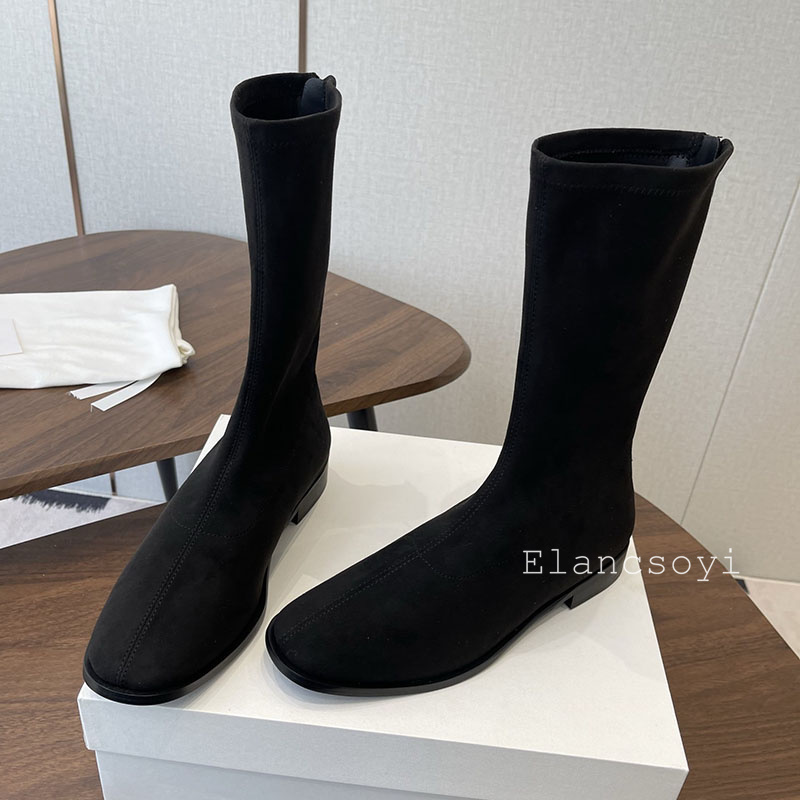 Stivali elasticizzati Donna Pu - Street Fashion Rome 2025 recensione e prezzo
