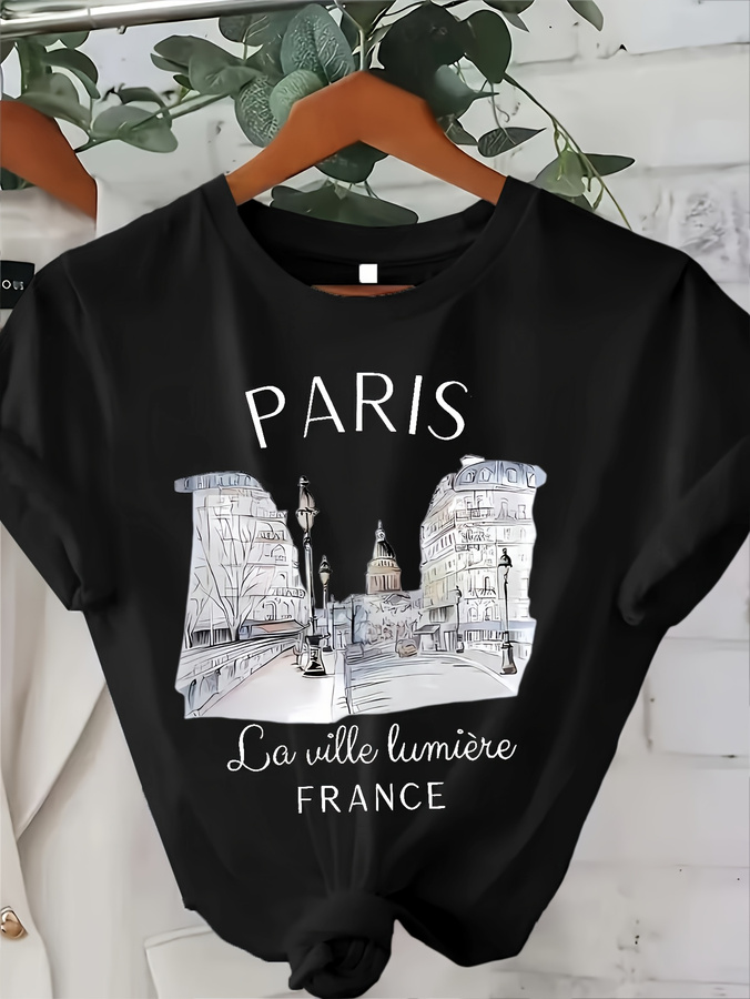 T-shirt Y2k Paris da donna con - Street Fashion Paris 2025 Trends recensione e prezzo