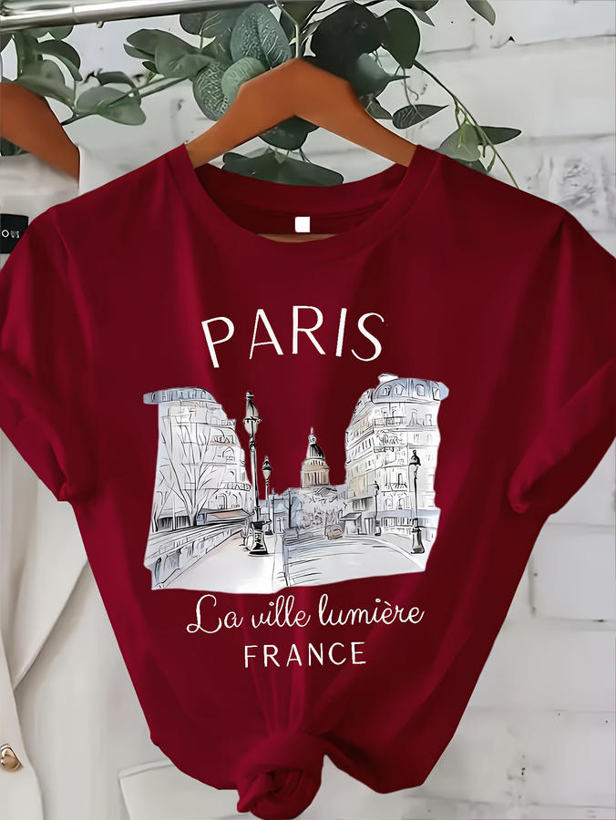 T-shirt Y2k Paris da donna con - Street Fashion Paris 2025 Trends recensione e prezzo
