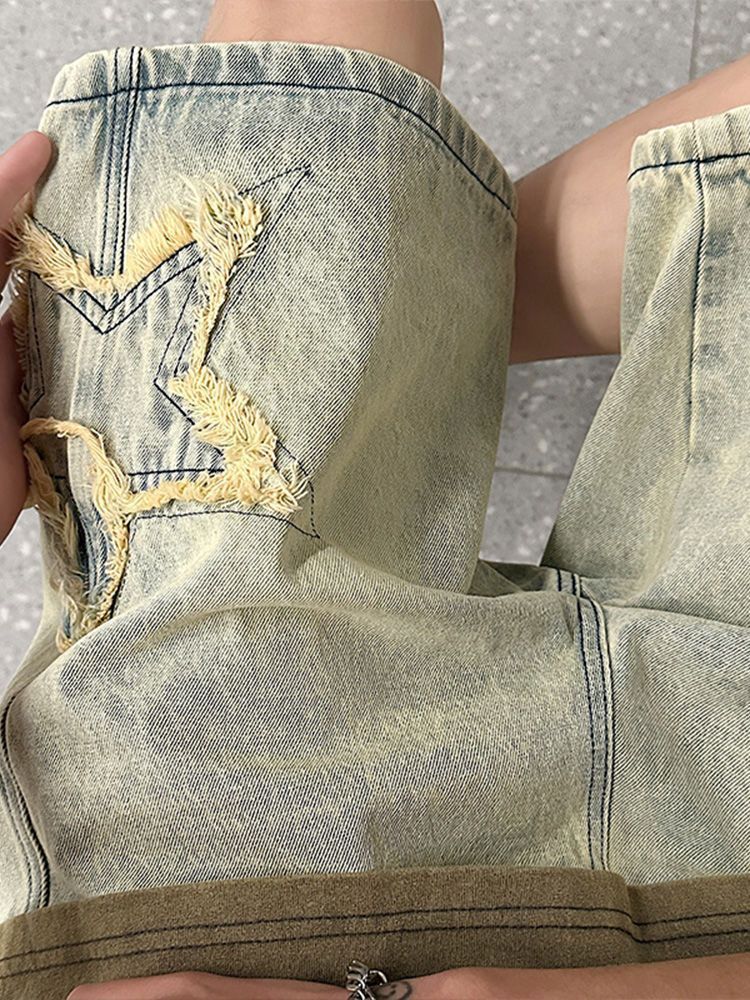 Pantaloncini in denim da uomo  - Street Fashion Hong Kong recensione e prezzo