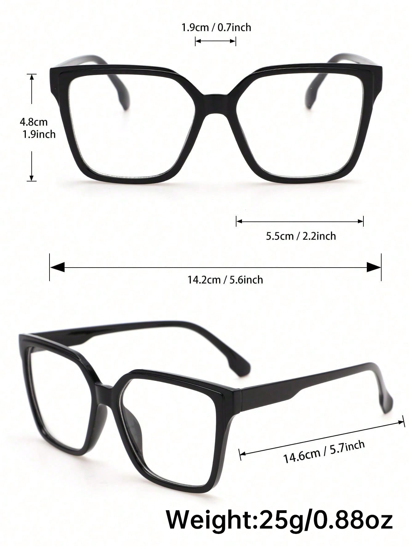 Occhiali quadrati con montatur - Street Fashion Glasses recensione e prezzo
