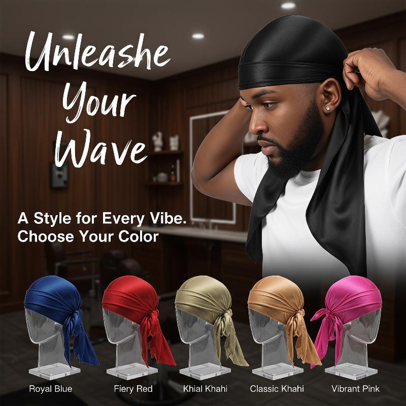 Durag Unisex in Seta con Coda  - Street Fashion Hats recensione e prezzo