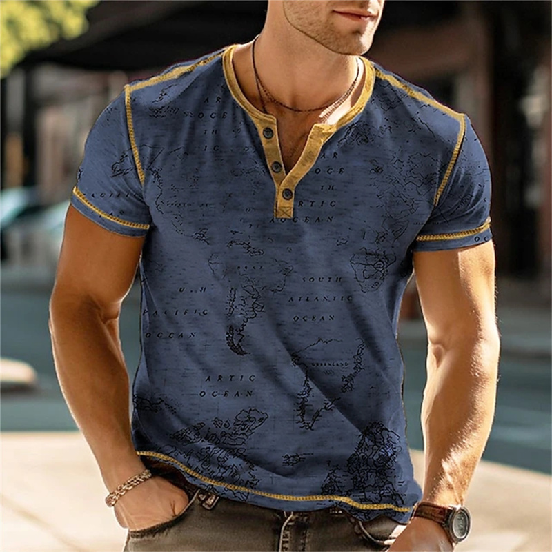 Camicie Henry da uomo con stam - Street Fashion In China recensione e prezzo