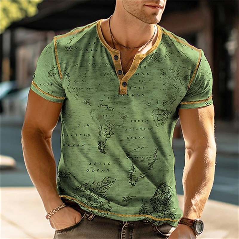 Camicie Henry da uomo con stam - Street Fashion In China recensione e prezzo