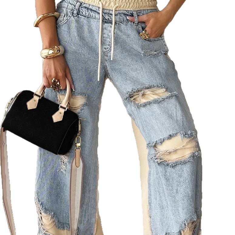 2025 Nuovi jeans traforati sot - Street Fashion Hong Kong recensione e prezzo